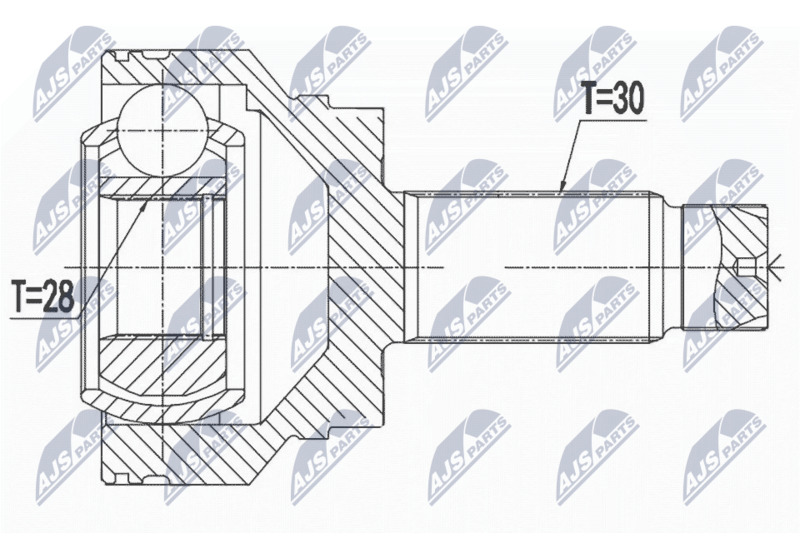 NTY NPZ-BM-015 Joint Kit, drive shaft