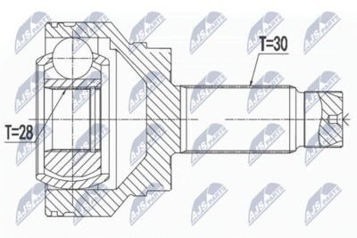 Joint Kit, drive shaft NTY NPZ-BM-015