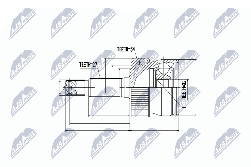 NTY NPZ-CH-008 Joint Kit, drive shaft