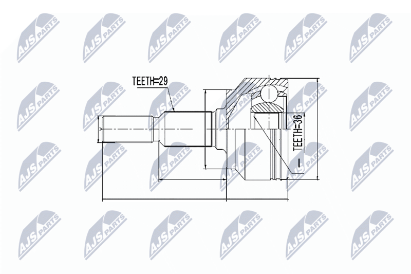 NTY NPZ-CH-012 Joint Kit, drive shaft
