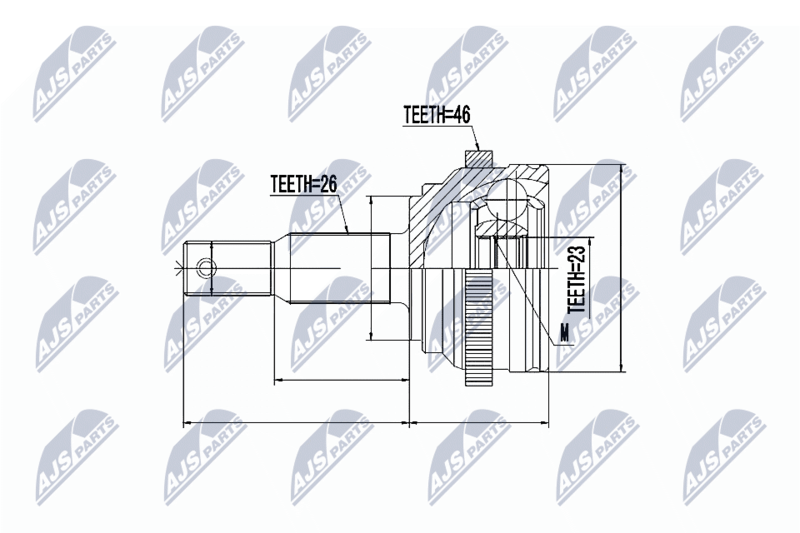 NTY NPZ-CH-013 Joint Kit, drive shaft