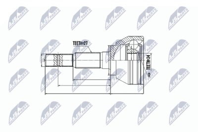 Joint Kit, drive shaft NTY NPZ-CH-021