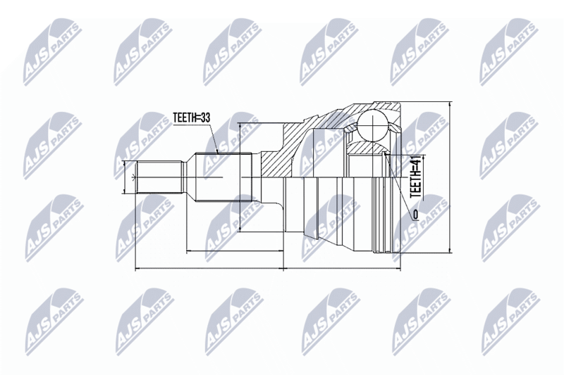 NTY NPZ-CH-023 Joint Kit, drive shaft