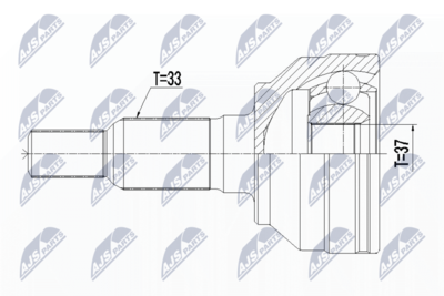 Joint Kit, drive shaft NTY NPZ-CH-024