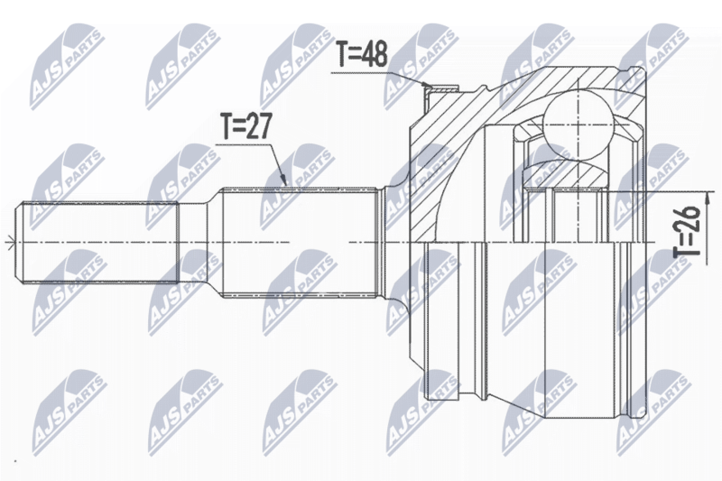 NTY NPZ-CH-032 Joint Kit, drive shaft