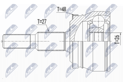Joint Kit, drive shaft NTY NPZ-CH-032