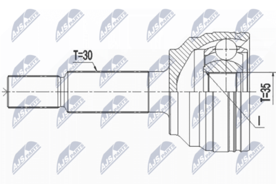 Joint Kit, drive shaft NTY NPZ-CH-033