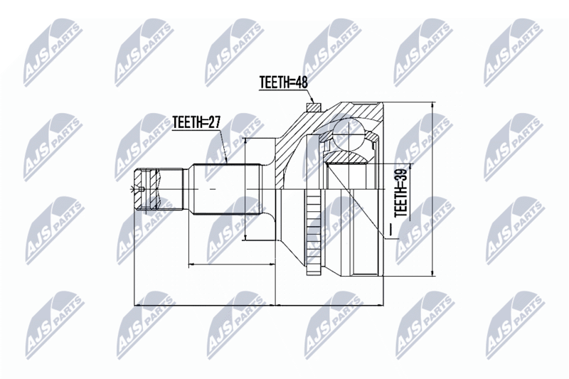 NTY NPZ-CT-004 Joint Kit, drive shaft