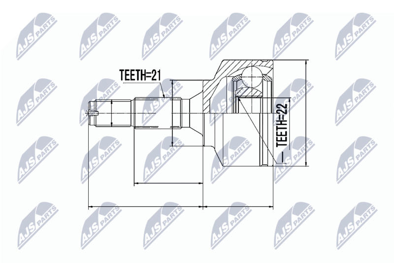 NTY NPZ-CT-011 Joint Kit, drive shaft