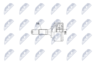 Joint Kit, drive shaft NTY NPZ-CT-025