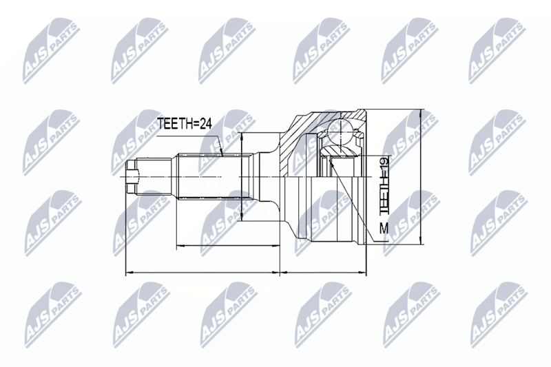 NTY NPZ-DA-012 Joint Kit, drive shaft