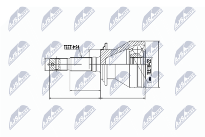Joint Kit, drive shaft NTY NPZ-DA-013