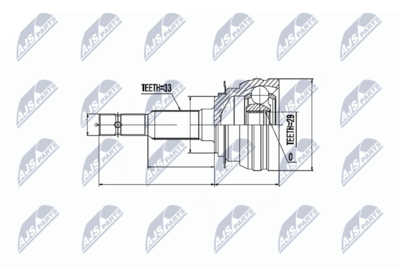 Joint Kit, drive shaft NTY NPZ-DW-002