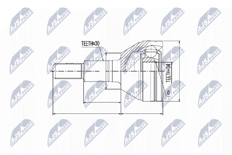 NTY NPZ-DW-006 Joint Kit, drive shaft