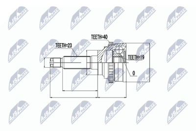 Joint Kit, drive shaft NTY NPZ-DW-016
