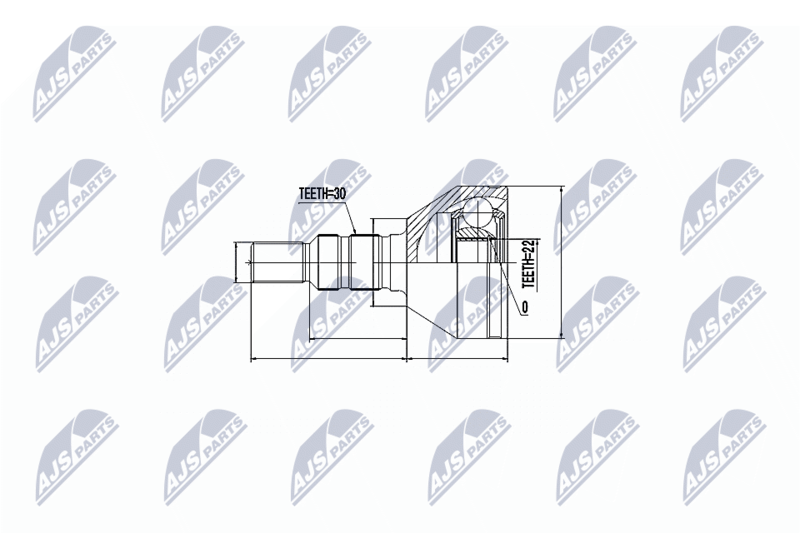 NTY NPZ-DW-027 Joint Kit, drive shaft