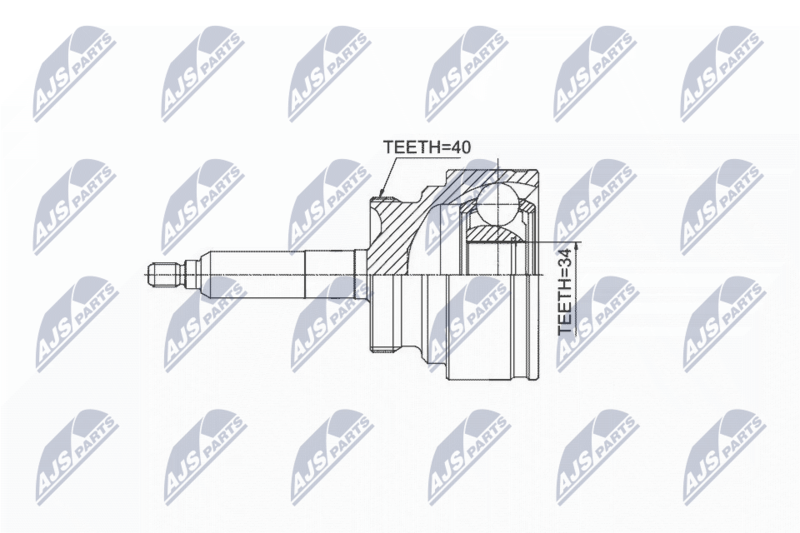 NTY NPZ-DW-031 Joint Kit, drive shaft