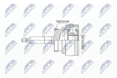 Joint Kit, drive shaft NTY NPZ-DW-031