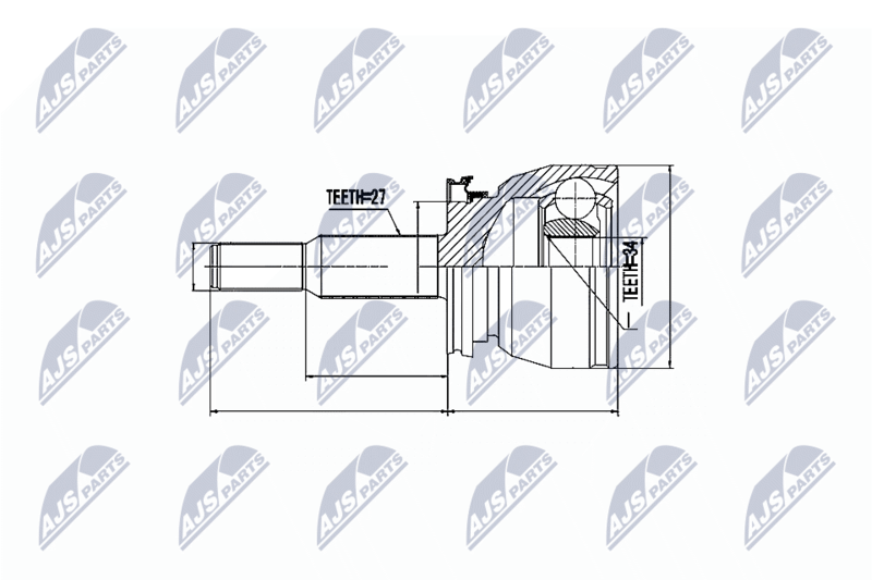 NTY NPZ-FR-002 Joint Kit, drive shaft