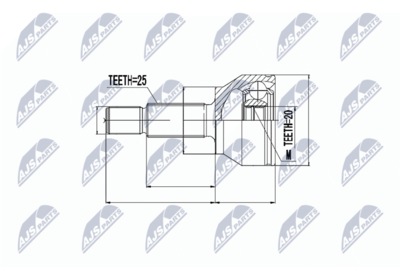 Joint Kit, drive shaft NTY NPZ-FR-013