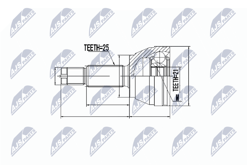 NTY NPZ-FR-014 Joint Kit, drive shaft