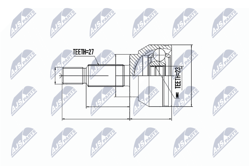 NTY NPZ-FR-028 Joint Kit, drive shaft