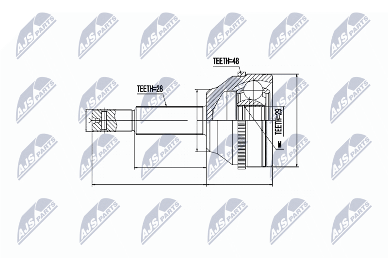 NTY NPZ-FR-032 Joint Kit, drive shaft
