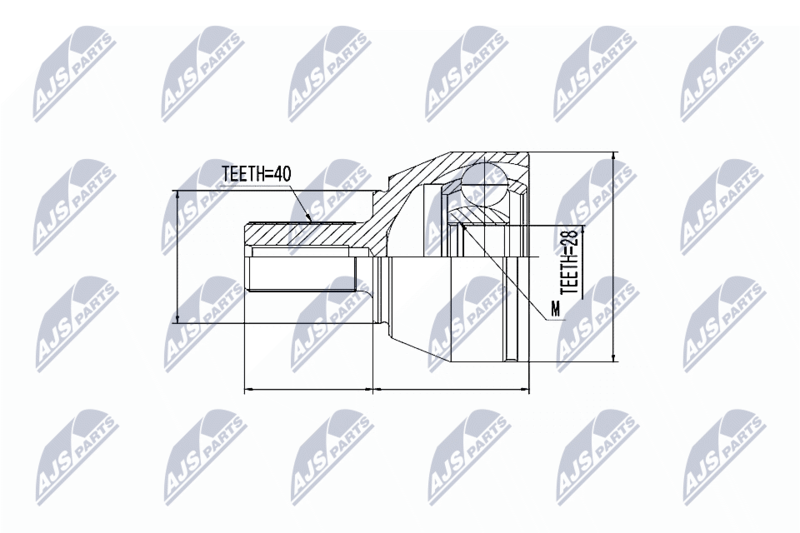NTY NPZ-FR-039 Joint Kit, drive shaft