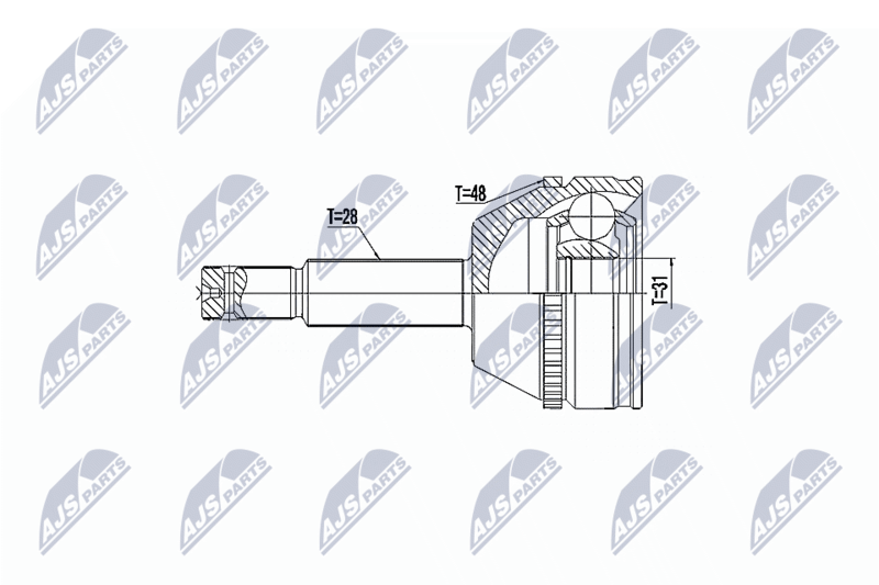 NTY NPZ-FR-041 Joint Kit, drive shaft