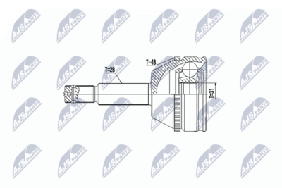 Joint Kit, drive shaft NTY NPZ-FR-041