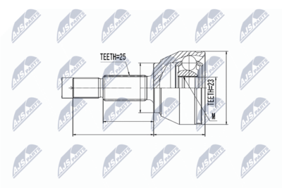 Joint Kit, drive shaft NTY NPZ-FR-043