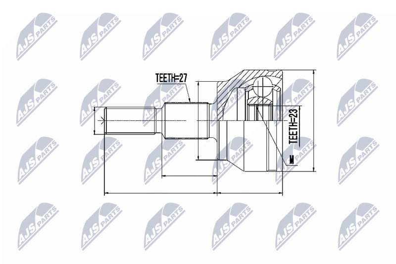 NTY NPZ-FR-049 Joint Kit, drive shaft