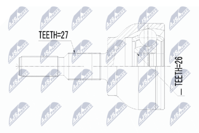 Joint Kit, drive shaft NTY NPZ-FR-054