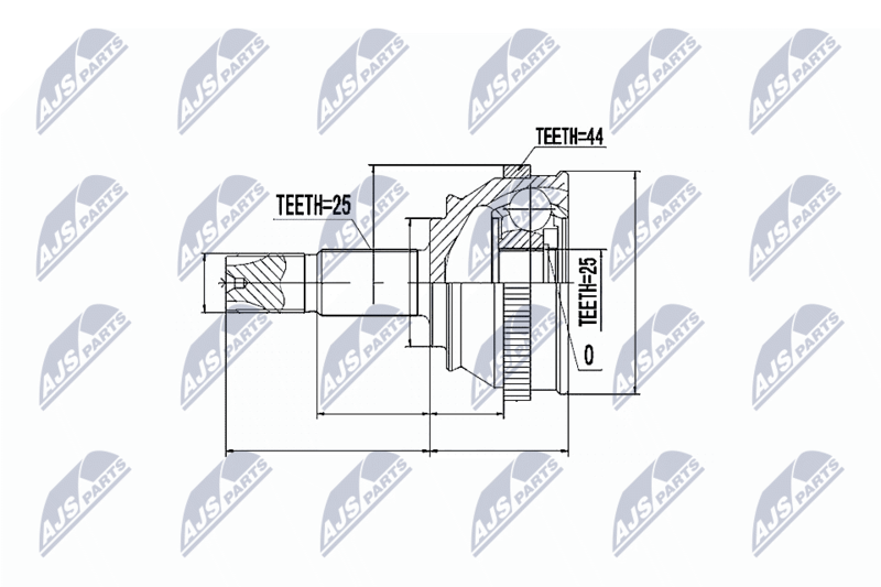 NTY NPZ-FT-017 Joint Kit, drive shaft