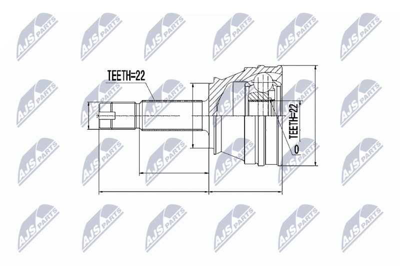 NTY NPZ-FT-021 Joint Kit, drive shaft