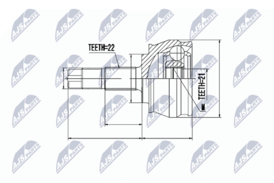 Joint Kit, drive shaft NTY NPZ-FT-023