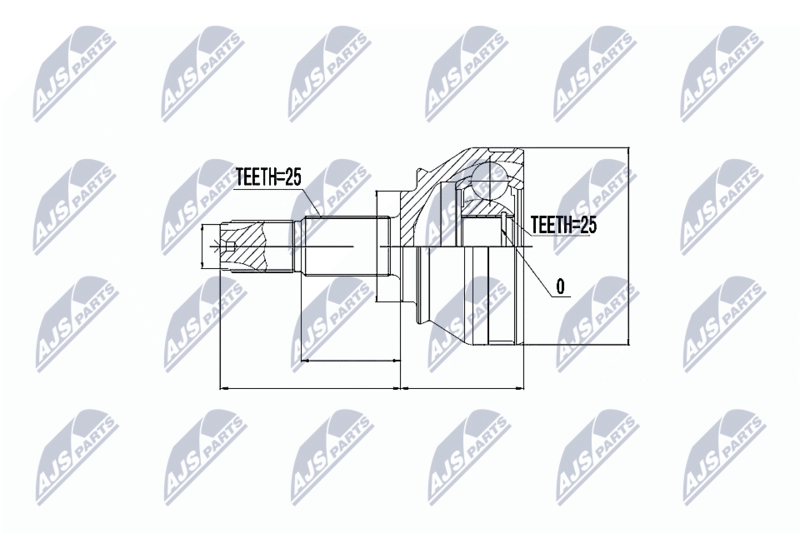 NTY NPZ-FT-034 Joint Kit, drive shaft