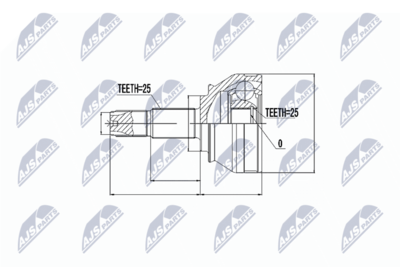 Joint Kit, drive shaft NTY NPZ-FT-034