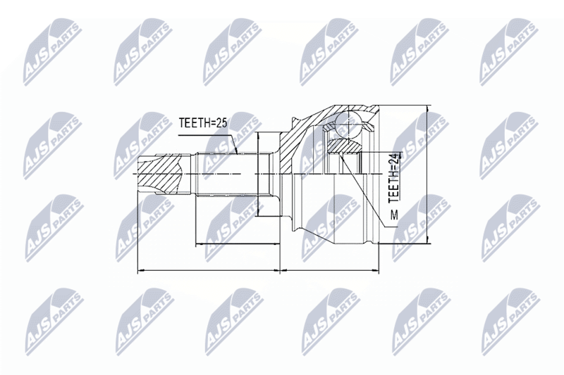 NTY NPZ-FT-045 Joint Kit, drive shaft
