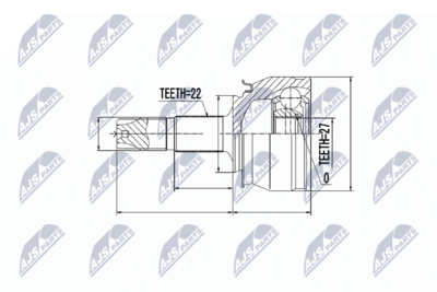 Joint Kit, drive shaft NTY NPZ-FT-050