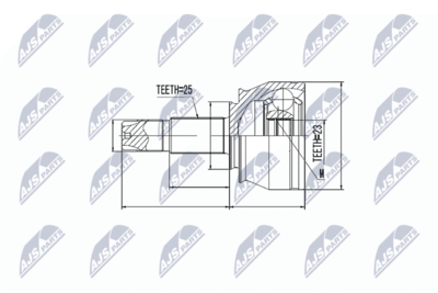 Joint Kit, drive shaft NTY NPZ-FT-053