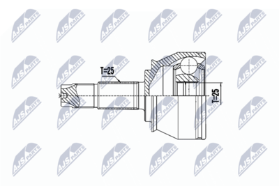 Joint Kit, drive shaft NTY NPZ-FT-056