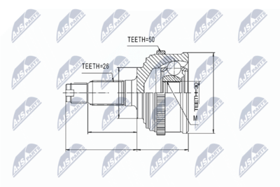 Joint Kit, drive shaft NTY NPZ-HD-022