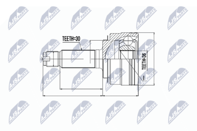 Joint Kit, drive shaft NTY NPZ-HD-040