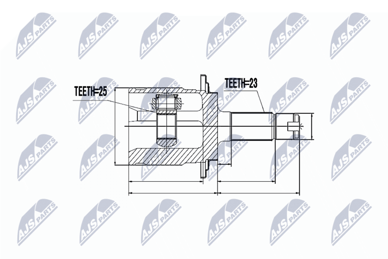 NTY NPZ-HD-046 Joint Kit, drive shaft