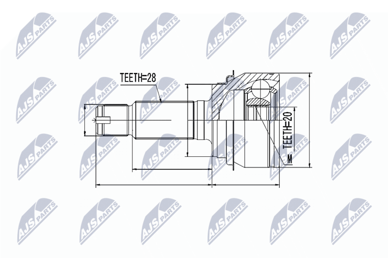 NTY NPZ-HD-047 Joint Kit, drive shaft