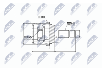 Joint Kit, drive shaft NTY NPZ-HD-048