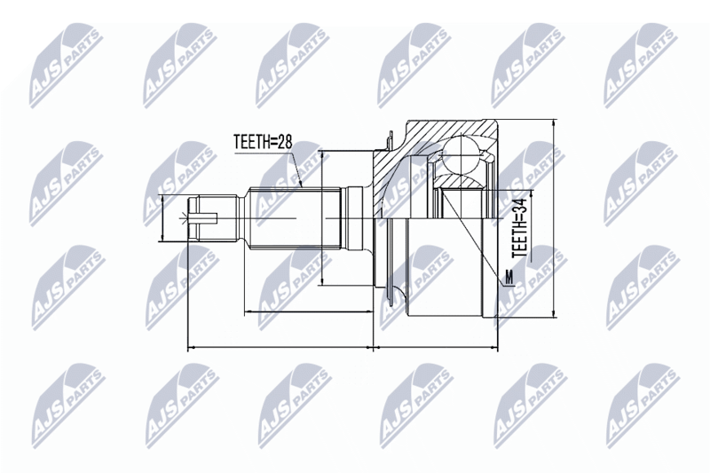 NTY NPZ-HD-051 Joint Kit, drive shaft