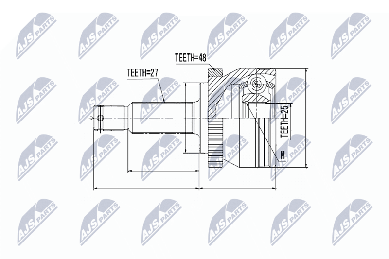 NTY NPZ-HY-508 Joint Kit, drive shaft