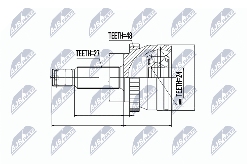 NTY NPZ-HY-515 Joint Kit, drive shaft